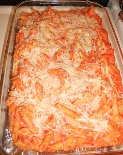 Two Timin' Pasta Bake! One Pan Pasta, Spinach Rice, Penne Alla Vodka, Baked Penne, Crock Pots, Alla Vodka, Salsa Chicken, Meat Dinners, Inexpensive Meals