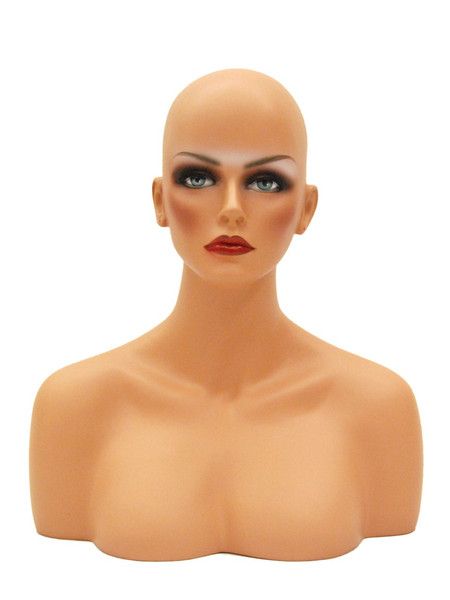 Megan -- Mannequin Head with Pierced Ears Displaying Earrings, Clothing Mannequin, Metal Jewelry Holder, Wig Heads, Mannequin Decor, Groceries Budget, Lashes Serum, Head Female, Diy Necklace Display