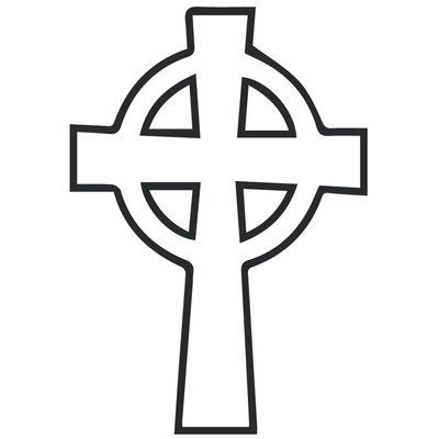 The Decal Guru Celtic Eternity Cross Wall Decal Color: Black, Size: 24" H x 16" W x 0.01" D Cross Silhouette, Cross Drawing, Irish Cross, Cross Pictures, Wooden Crosses, Cross Wall, Cross Art, Name Wall Decals, Dream Wall