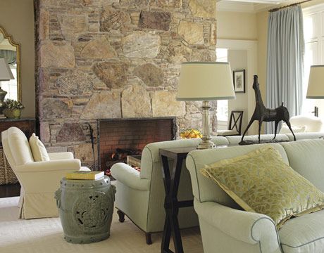 How to Correctly Mix Furniture Arm Styles - Alpine Design, Dome Tent, Family Room Design, Furniture Layout, Livingroom Layout, Furniture Arrangement, Room Layout, A Living Room, Great Rooms