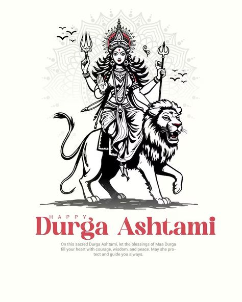 Premium Vector | Happy Durga Ashtami and Vijaya Ashtami with Divine Blessings social media post banner template Happy Ashtami, Happy Durga Ashtami, Durga Ashtami, Divine Blessings, Durga Maa, Banner Template, Media Post, Social Media Post, Premium Vector