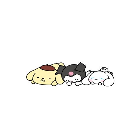 Kuromi And Pompompurin Matching Pfp, Hello Kitty Kuromi And Cinnamoroll, Cute Sanrio Pictures, Kuromi Cinnamoroll Wallpaper, Phone Themes Sanrio, Anime X Sanrio, Sanrio Together, Kuromi And Cinnamoroll Wallpaper, Kuromi Png Icon