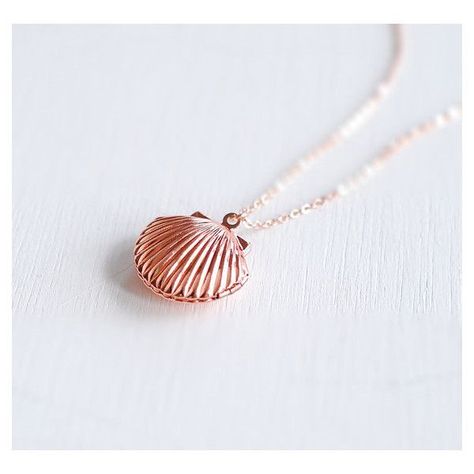 Seashell Locket, Mermaid Locket, Shell Locket, Rose Gold Locket, Beach Wedding Jewelry, Surf Jewelry, Jewelry Rose Gold, Mermaid Jewelry, Beach Necklaces