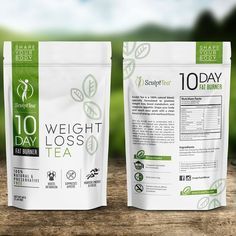 Runner-up design by Advant7 Food Supplement Packaging Design, Pouch Packaging Design Inspiration, What Is Brand Identity, What Is Brand, Custom Product Packaging, Wellness Tea, Supplements Packaging, Paper Bag Design, Tea Packaging Design