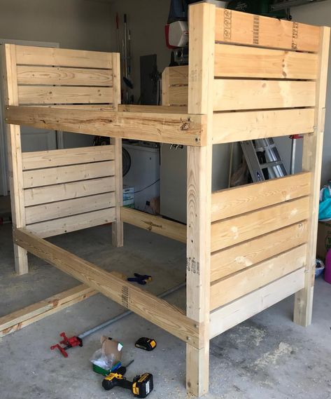 Xl Twin Bunk Bed Plans, Diy Twin Over Twin Bunk Bed Plans, Twin Over Twin Bunk Bed Plans, Diy Full Over Full Bunk Beds Plans, Diy Bunk Beds Plans How To Build, Homemade Bunk Beds, Diy Bunk Beds Plans, Diy Bunk Beds, Cheap Bunk Beds