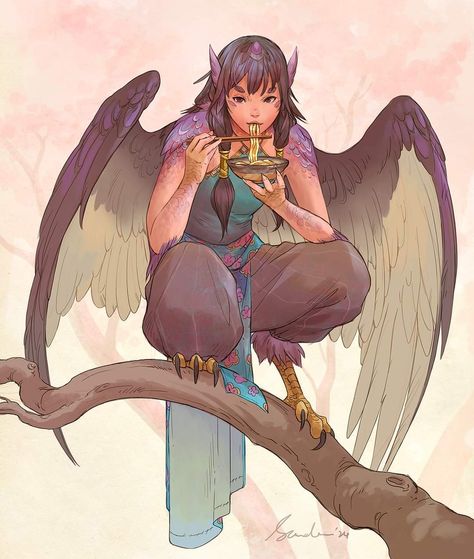 Bird People, Dungeons And Dragons Characters, Dnd Art, Fantasy Creatures Art, Character Creation, Dnd Characters, Character Portraits, Art Plastique, Creature Art