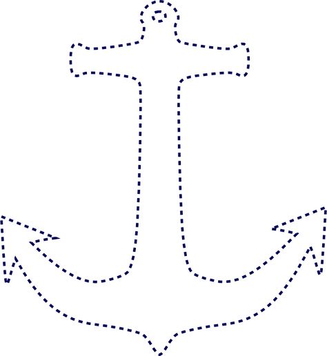 anchor outline image | Stiched Anchor clip art Anchor Clip Art, String Art Patterns Templates, String Art Patterns Free, فن الرسم بالمسامير, Printable String Art Patterns, Embroidery On Paper, Nail String, String Art Templates, Nail String Art