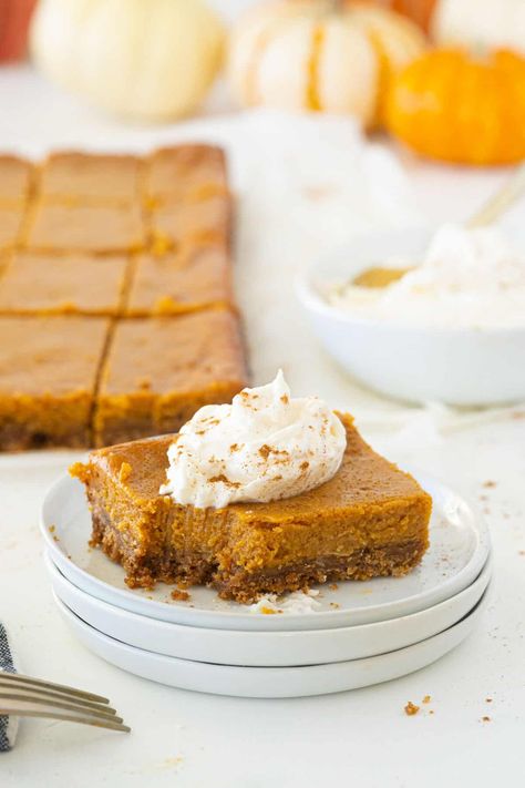 Traditional Pumpkin Pie Recipe, Whole Pumpkin, Erin Lives Whole, Pumpkin Snickerdoodles, Pie Bar Recipes, Gluten Free Gingerbread, Pumpkin Pecan Pie, Snickerdoodle Recipe, Pumpkin Pie Bars