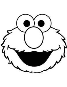 Line Drawing Elmo - Yahoo Image Search Results Diy Elmo Birthday Party, Elmo Games, Elmo Coloring Pages, Elmo Face, Face Coloring, Elmo Cookies, Elmo Cake, Elmo Birthday Party, Cake Templates