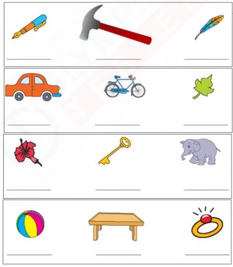 From Lightest to Heaviest - Ordering Objects by Weight Heaviest Lightest Worksheet, Free Kindergarten Worksheets, Heavy And Light, Learn To Count, Kindergarten Math Worksheets, Free Preschool, Toy Organization, Preschool Kindergarten, Kindergarten Math