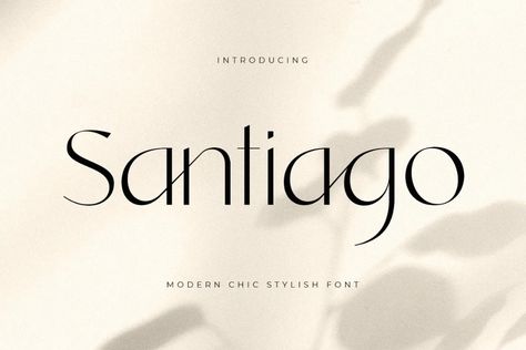 Santiago Font - Dafont Free Logo Fonts Free, Font Love, Modern Fonts Free, Chic Minimalista, Boho Fonts, Minimal Font, Business Fonts, Modern Sans Serif Fonts, Logo Creator