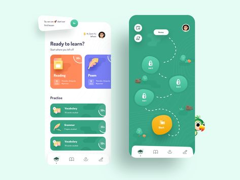 Learn English Logo, Learning App Design, English Logo Design, Kids App Design, English Logo, Ui Ux 디자인, App Design Layout, Ios App Design, Language Apps