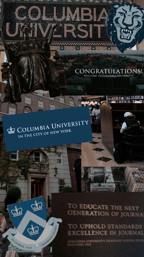 #columbia #nyc Ivy University, Columbia Uni, University Students Life, University Inspiration, Harvard Yale, College Inspiration, College Vision Board, Law School Inspiration, Med School Motivation