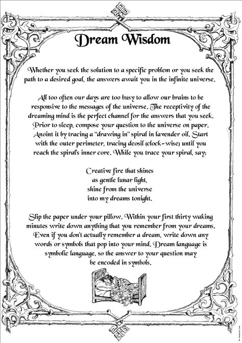 Here is the recipe for receiving answers from the universe by opening the channels in sleep and catching dream with Wiccan wisdom. First, of course, you must know what the question is. Dream Work Witchcraft, Dream Magick Witchcraft, Dream Spells Witchcraft, Taurus Witch, Spell Recipes, Dream Magick, Libra Witch, Ancient Soul, Spiritual Astrology