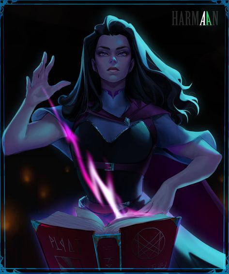 ArtStation - Witch Evil Witch Art, Dnd Witch Character, Sorceress Art, Evil Sorceress, Mists Of Avalon, Three Witches, Witch Characters, Evil Witch, Walker Art