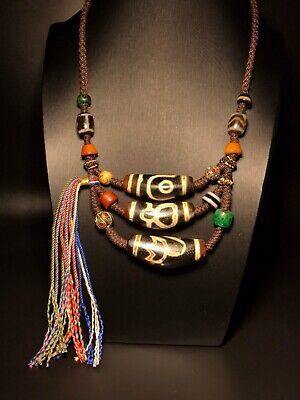 ad eBay - Power Energy Tibetan Old Agate Dzi *Multiple patterns* Beads Necklace Y807 - Buy Now, click the link (eBay) Power Energy, Beads Necklace, What You See, Click The Link, Cool Things To Buy, Buy Now, Agate, Beaded Necklace, Collectibles