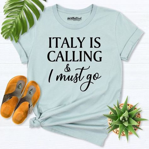 Vacation t-shirt design Italy Shirts Ideas, Vacation Tshirt Ideas, Travel Shirts Ideas, Vacation Shirt Ideas, Travel T Shirts, Holiday Tees, Italy Shirt, Group Trip, Travel Apparel