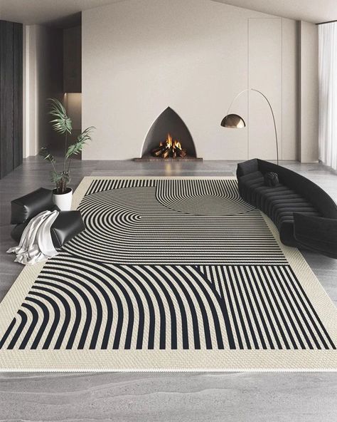 🗼ITEM: Black Patterned Geometric Luxury Center Carpet Rug 🗼PRICES (5mm thick): •120 x 160cm (3.9 x 5.9ft): ₦90,000 •140 x 200cm (4.6 x 6.6ft): ₦95,000 •160 x 230cm (5.2 x 7.9ft): ₦105,000 •180 x 280cm (5.9 x 9.1ft): ₦115,000 •200 x 300cm (6.6 x 9.8ft): ₦125,000 🗼PRODUCT DETAILS Material: Polyester Fiber Pattern: Geometric Abstraction 🗼PICKUP/DELIVERY takes 10 days after purchase. Applicable Scenes: Living Room, Bedroom, Study, Hotels, Hallways, Studios, Home Cinema, Commercial Spaces. Rug For Dinning Room Table, Rugs Dining Room, Living Room Rug Placement, Black Sofa Table, Modern Floor Rugs, Large Modern Rugs, Dining Room Modern, Floor Rugs Bedroom, Rug Placement