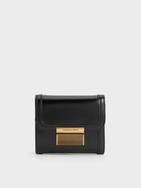 Women's Short & Small Wallets | Shop Online | CHARLES & KEITH US Charles And Keith Wallet, Cool Wallets, Charles And Keith, Purse Trends, Edge Stitching, Micro Bag, Filthy Rich, Envelope Wallet, Brand Collaboration