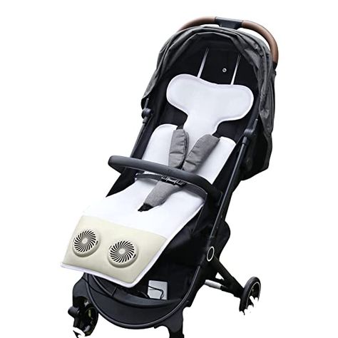 Amazon.com: DE.HOME Baby Car seat Cooler Pad, Summer Breathable ice Seat Cooling Cushion, Suitable for Stroller seat Dining Chair, with 2 Adjustable Fans and USB Power Supply, Perfect Cooling in Summer (Black) : Baby Car Seat Cooler, Baby Gadgets, Baby Car Seat, Baby Equipment, Black Baby, Summer Black, Wagons, In Summer, Baby Car