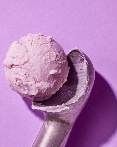 No-Churn Coconut-Taro Ice Cream Recipe | Saveur Taro Ice Cream, Gator Recipe, Custard Ice Cream, Ice Cream Sandwiches Recipe, Purple Food Coloring, Pudding Ice Cream, Thomas Keller, Purple Food, Ice Cream Base