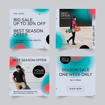 Instagram Gradient, Social Media Campaign Design, Instagram Feed Layout, Types Of Social Media, Vector Gradient, Instagram Shopping, Quote Template, Photography Basics, Social Media Design Inspiration