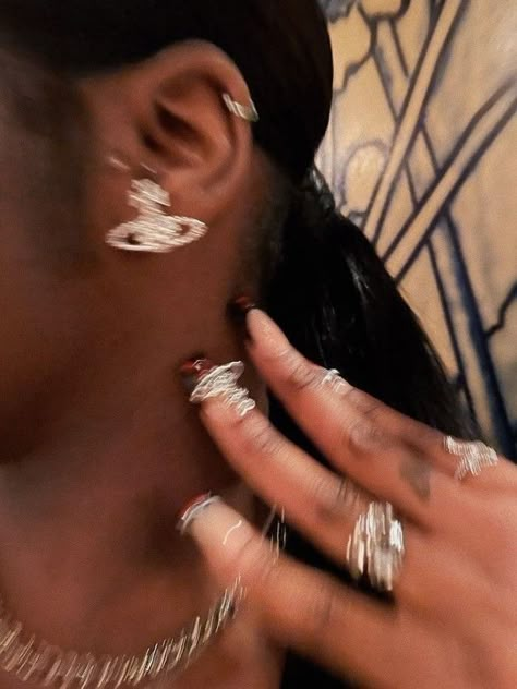 Ear Rings, Piercings, Close Up, The Story, White, Black