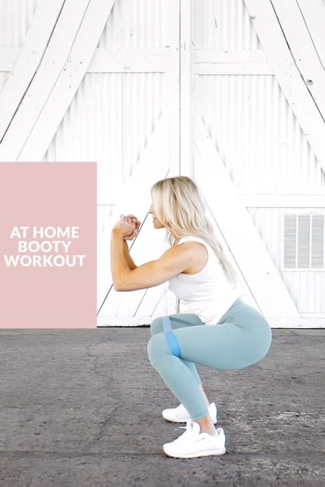 At Home Resistance Band Booty Workout Bootybands Workout At Home, Glute Strengthening, Heidi Powell, Band Training, Resistance Band Training, Workouts Gym, Building Strength, Leg Workouts, Gluteus Medius