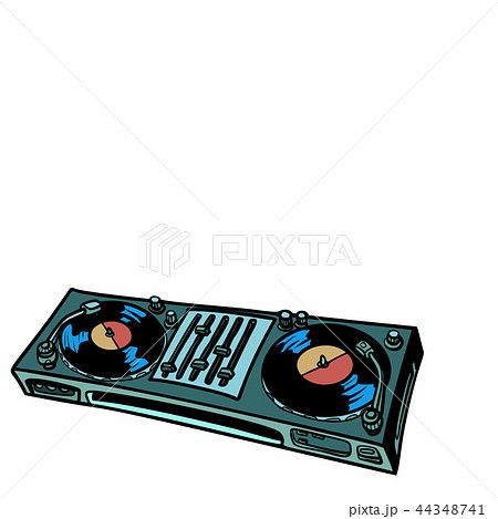 [44348741] Similar Illustrations with "DJ turntable, music console. isolate on white background" - PIXTA Turn Table Drawing, Dj Set Illustration, Turntable Drawing, Music Console, Dj Console, Oasis Logo, Table Sketch, Logo Dj, Inspi Photo