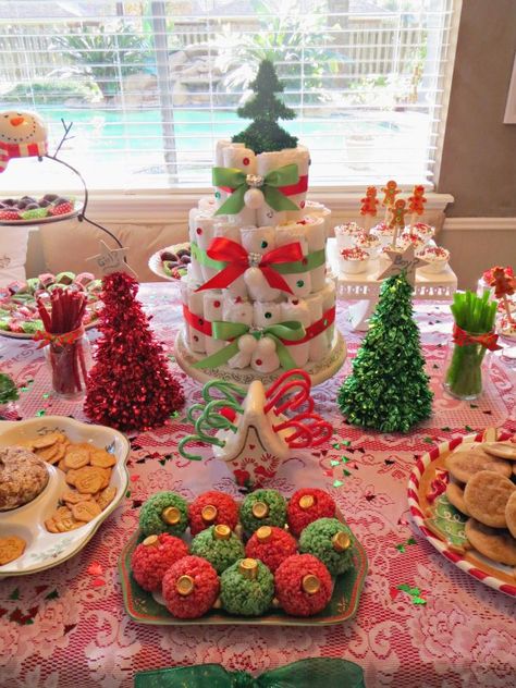 11 Christmas Gender Reveal Desserts More Red And Green Gender Reveal Ideas, Hot Chocolate Gender Reveal, Red And Green Gender Reveal, Christmas Gender Reveal Food, Christmas General Reveal, What The Elf Is It Gender Reveal, Elf Gender Reveal Ideas, Gender Reveal Party Christmas, What’s Baking Gender Reveal Christmas