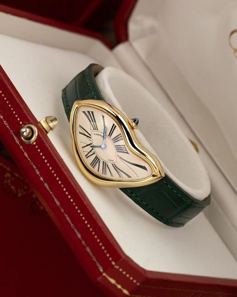 Cartier Crash Watch, Crash Watch, Cartier Crash, Vintage Womens Watch, Vintage Cartier Watch, Amsterdam Vintage, Timeless Watch, Cartier Watches Women, Cartier Men