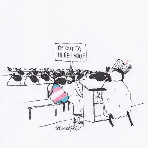 I'm Outta Here Trans Digital Cartoon - by nakedpastor Trans Ftm Flag, Trans Drawings Ftm, Trans Crafts, Trans Masc Art, Trans Jokes, Trans Support, Limp Wrist, Trans Pfp, Trans Art