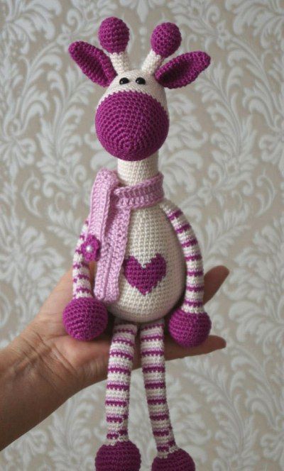 Giraffe Haken, Crochet Giraffe Pattern, Amigurumi Giraffe, Giraffe Crochet, Crochet Geek, Pola Amigurumi, Giraffe Pattern, Crochet Animal Patterns, Crochet Toys Patterns