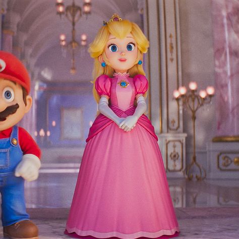 Super Mario Movie Princess Peach, Princess Peach Super Mario Movie, Mario Movie Princess Peach, Princess Peach Mario Movie, Peach Mario Movie, Princess Peach Movie, Movie Princess Peach, Princess Peach Halloween Costume, Princess Peach Halloween