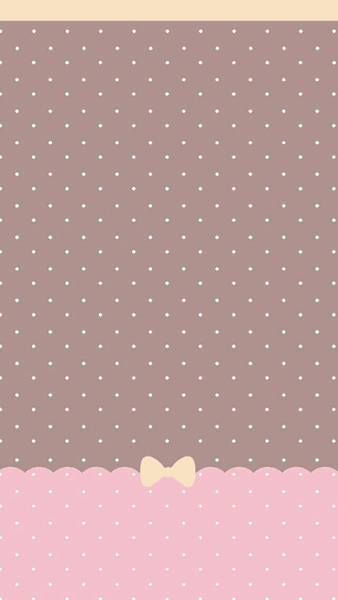 Polka Dots Wallpaper, Iphone Wallpaper Kawaii, Cute Headers, Dots Wallpaper, Iphone Photo App, Iphone App Design, Iphone Layout, Ios Wallpapers, Pink And Brown