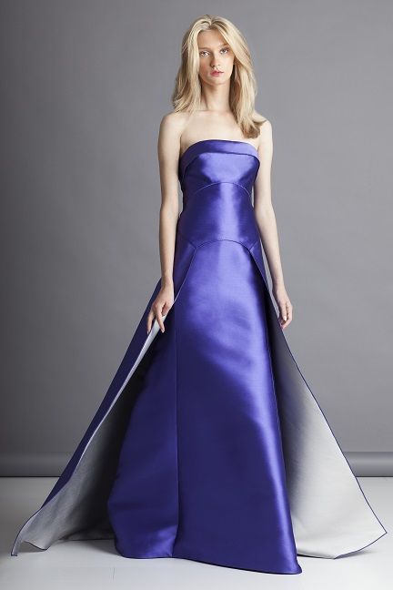 Angel Sanchez gown Angel Sanchez, Clothes Horse, 50 Shades, Beautiful Gowns, Shades Of Purple, Blue Fashion, Passion For Fashion, Strapless Dress Formal, Evening Dresses