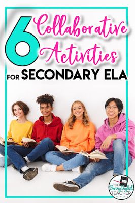 Engage middle school and high school students in collaborative activities. These collaborative activities for teaching writing, classroom discussion, and short story analysis will help students learn how to work collaboratively. Middle School ELA | High School English | Collaborative Classroom | Class Activities Ela High School, Short Story Analysis, Collaboration Activities, Middle School Writing Activities, Story Analysis, Writing Classroom, High School English Classroom, Collaborative Classroom, Student Collaboration