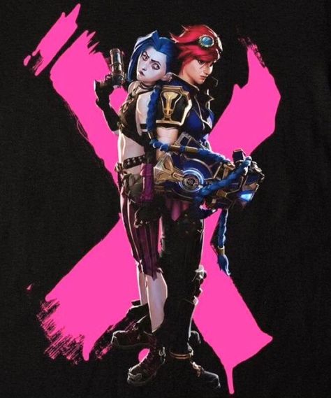 Arcane Character Art, Arcane Character, Jinx And Vi, League Of Legends Boards, Arcane Vi, League Of Legends Poster, Arcane Season 2, League Of Legends Game, Jinx League Of Legends