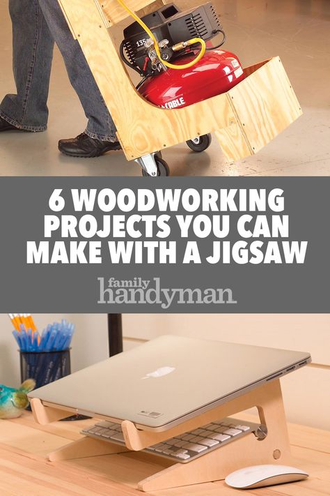 Jigsaw Projects, Advanced Woodworking Plans, Wood Crafting Tools, Carpentry Projects, Jig Saw, Woodworking Plans Diy, Popular Woodworking, Family Handyman, Wood Plans