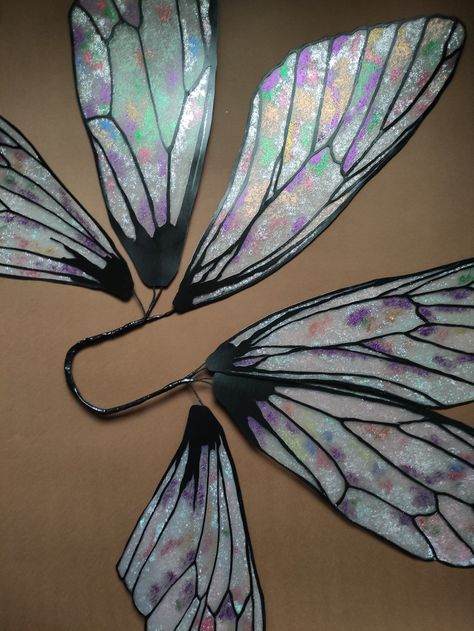 Fairy Wings Aesthetic, Wings Aesthetic, Wings Tutorial, Diy Fairy Wings, Pixie Wings, Cosplay Wings, Ethereal Fairy, Costume Wings, Diy Stockings