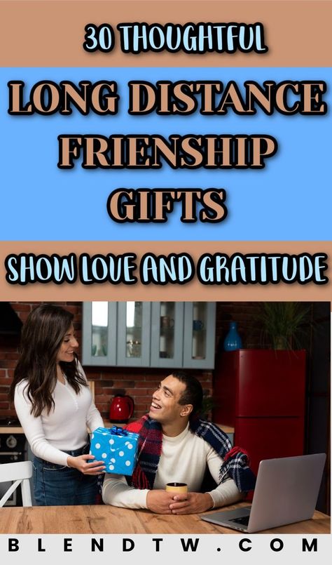 Discover heartfelt long-distance friendship gifts to bridge the gap. Thoughtful tokens for far-away friends. meaningful tokens of friendship | heartfelt gifts for distant friends | tokens of affection for long-distance friendships | celebrating long-distance friendships | gifts to cherish your long-distance bond | friendship appreciation presents | creative gifts for showing gratitude from afar | treasuring your long-distance friendship Friendship Appreciation, Distant Friends, Long Distance Dating, College Girl Gifts, Long Distance Friendship Gifts, Distance Friendship, Showing Gratitude, Long Distance Friendship, Distance Relationships