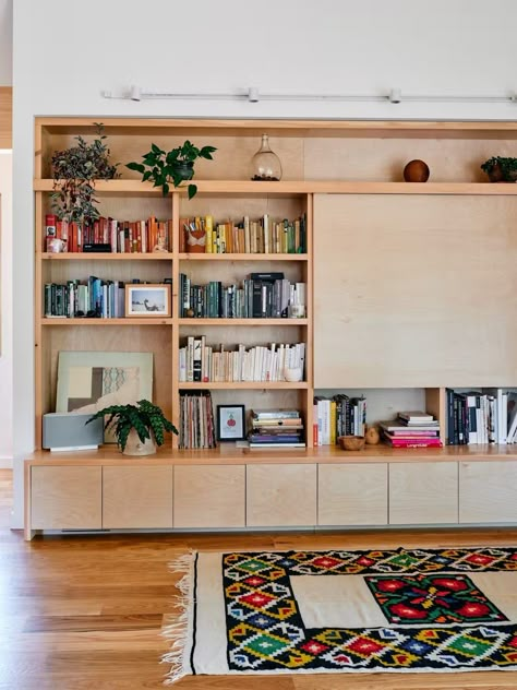 Emma Allen, Bookshelves In Living Room, Room Shelves, Living Room Shelves, Living Room Bookcase, Built In Bookcase, Built In Shelves, Living Room Storage, A Living Room