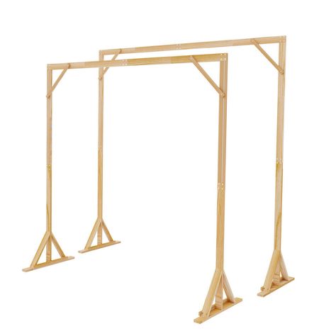 Set of 2 Wooden Wedding Arch Stand Holiday Festive Proposal Backdrop Archway Dec Set of 2 Wooden Wedding Arch Stand Holiday Festive Proposal Backdrop Archway Dec UK SELLER & FAST SHIPPING Feature:   Rustic and ravishing at the same time, our heavy duty wooden arches are a perfect backdrop choice for all festive occasions. Crafted from tough, premium quality wood in retro square shape, this wedding arch will teleport you and your invitees to the land of joy and jubilancy. Perfect for weddings, showers, birthdays, anniversaries, and commercial events. Compared with other wooden arch, we have upgraded the support part of the product.The base and the frame are more strong structure, using the triangular principle base, 4pcs spikes to push into the soil ground when used outdoors, enhances its s Wooden Party Backdrop, Alter Backdrop, Proposal Backdrop, Wooden Wedding Arch, Wooden Arches, Wood Wedding Arches, Archway Decor, Wooden Wedding Arches, Wedding Alter