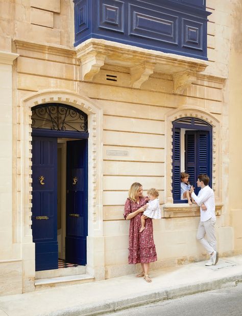 A neglected Maltese house brought back to life by the owners of historic Villa Bologna Pottery | House & Garden Maltese House, Malta House, Carved Bench, Townhouse Ideas, House Clearance, Classic Villa, Pottery Houses, Old Pottery, Summer Palace