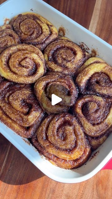 Tasty on Instagram: "Upgrading Canned Pumpkin Spiced Cinnamon Rolls with @jasminepak ! -2 cans Grand Pumpkin Spice cinnamon rolls in a 9x13 pan (5 pieces per can) -1 cup heavy cream -1 stick melted butter -2 tbsp pumpkin spice (or to taste) -3/4 cup light brown sugar Cream Cheese Icing: - 2x Icing from the canned cinnamon roll package - 2 cups powdered sugar - 1/2 cup cream cheese - 1 stick softened butter - 2-3 tbsp milk (add more if you like it runnier) Directions: -Place cinnamon rolls into 9x13 pan -Evenly add 1 cup heavy cream -Combine melted butter, pumpkin spice, and light brown sugar until fully incorporated and pour over cinnamon rolls -Cover with foil and Bake 350 for 45-ish minutes until liquid is mostly absorbed -Combine icing from the canned cinnamon rolls, powdered sugar, c Pumpkin Spice Cinnamon Rolls, Pumpkin Magic Cake, Canned Cinnamon Rolls, Pumpkin Roll, Magic Cake, Cream Cheese Icing, Canned Pumpkin, Cinnamon Roll, Heavy Cream