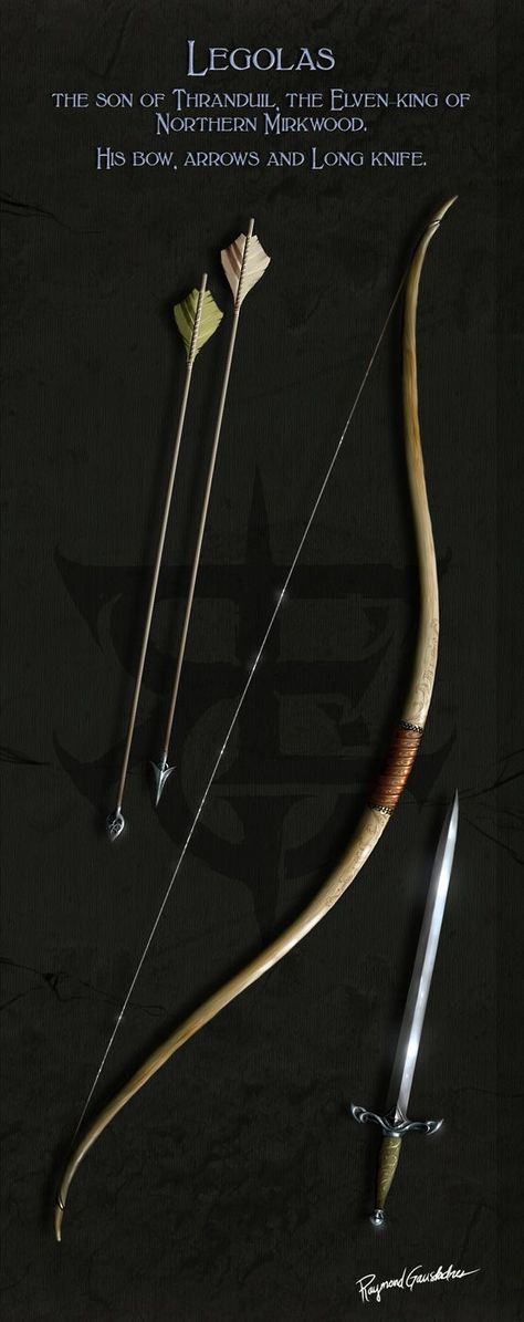 Cosplay Bow And Arrow, Legolas Bow And Arrow, Legolas Bow, Elven Bow, Long Knife, Legolas And Thranduil, Fili And Kili, Tauriel, Bow Arrows