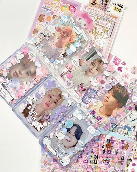 Toploader Aesthetic, Toploader Decor, Deco Toploader, Kpop Deco, Aesthetic Jimin, Toploader Deco, Cute Headphones, Sticker Aesthetic, Top Loaders