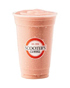 Smoothie Menu - Real-Fruit & Cream | Scooter's Coffee Scooters Strawberry Smoothie Recipe, Scooters Peanut Butter Power Smoothie, Smoothies Peanut Butter, Scooters Coffee, Smoothie Menu, Smoothie Recipes Strawberry, Fruit Cream, Power Smoothie, Coffee Smoothie