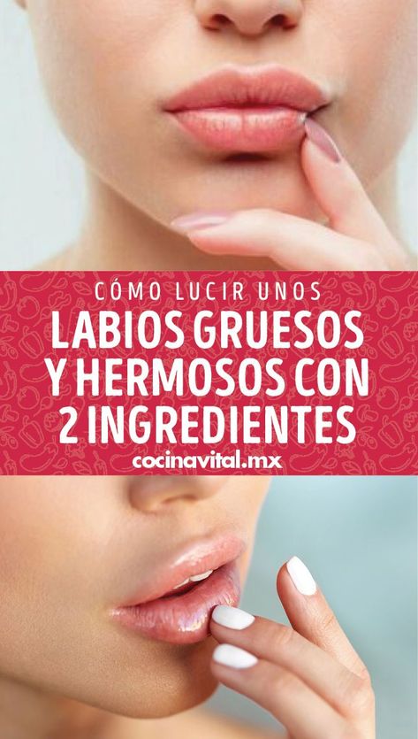 ¿Sabías que puedes tener unos labios más carnosos sin cirugía ni inyecciones? Aplica esta mascarilla casera y natural. Facial, Spa, Lily, Skin, Health, Makeup, Beauty, Make Up