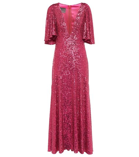 Sequined Gown, Floor Length Gown, Strapless Gown, Monique Lhuillier, Christmas Fashion, Knee Length Dresses, Flutter Sleeves, Isabel Marant, Designing Women